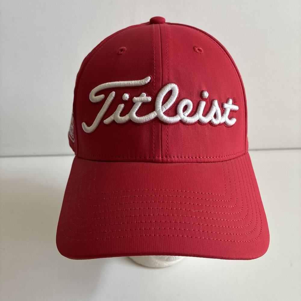 Titleist Tour Performance Red Golf Embroidered Adjustable Hat Cap